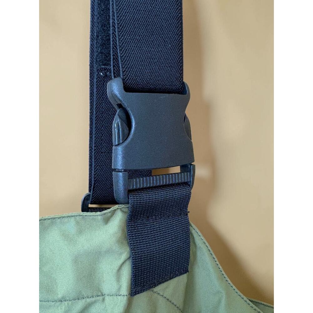 White River Fly Shop Chest Waders Stocking Foot Olive Green Black Fishing Size M - Picture 8 of 16